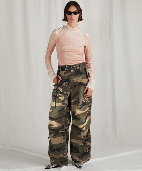 PRANK PROJECT ジップカーゴパンツ/ Zip Cargo Pants PRANK PROJECT カーゴパンツ CAMOジップカーゴパンツ/CAMO Zip