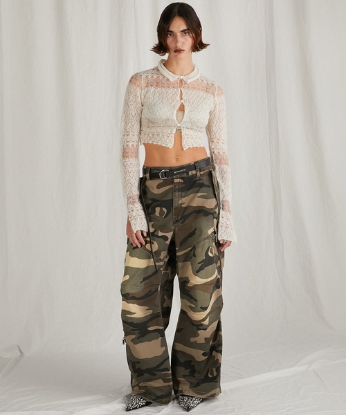 PRANK PROJECT ジップカーゴパンツ/ Zip Cargo Pants PRANK PROJECT カーゴパンツ CAMOジップカーゴパンツ/CAMO Zip