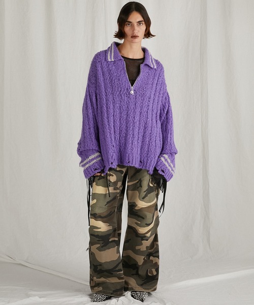 PRANK PROJECT ジップカーゴパンツ/ Zip Cargo Pants PRANK PROJECT カーゴパンツ CAMOジップカーゴパンツ/CAMO Zip