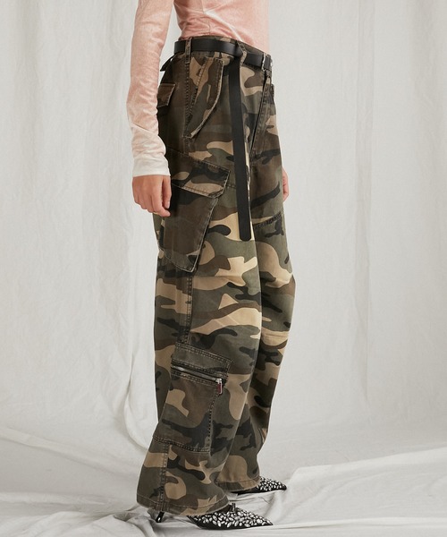 パンツ PRANK PROJECT Zip Cargo Pants PRANK PROJECT カーゴパンツ CAMOジップカーゴパンツ/CAMO Zip