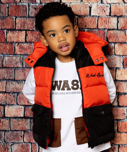 ダウンベスト赤✖️黒リバーシブル