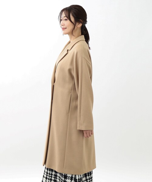 Reflect（リフレクト） コート チェスターコート 「共布サッシュベルト