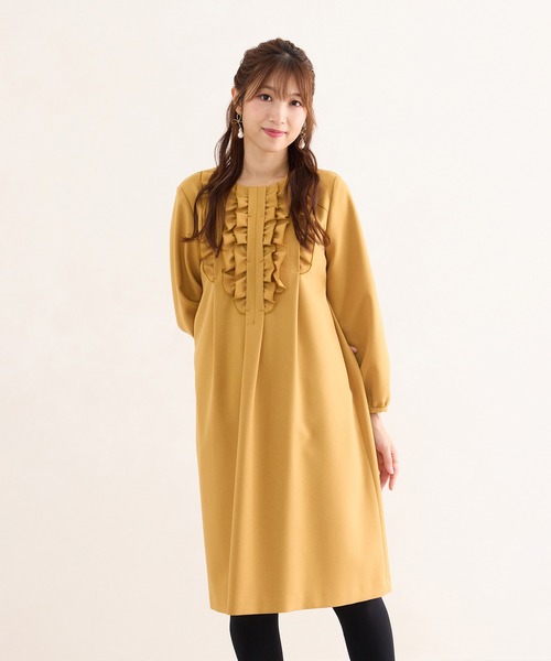 120㎝　フリルワンピース Biquette Club ワンピース フリル衿ワンピース キッズ 子供服
