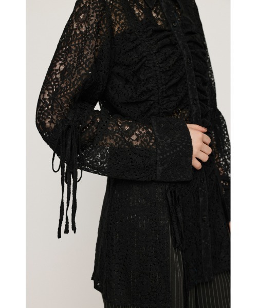 SLY ブラウス シャツ RANDOM DROST LACE SH ランダム ドロスト