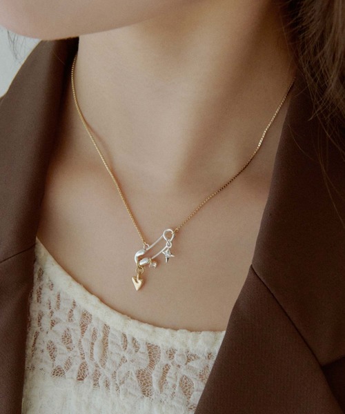 GOLDY ネックレス アソートメント スパークル チャーム レディース