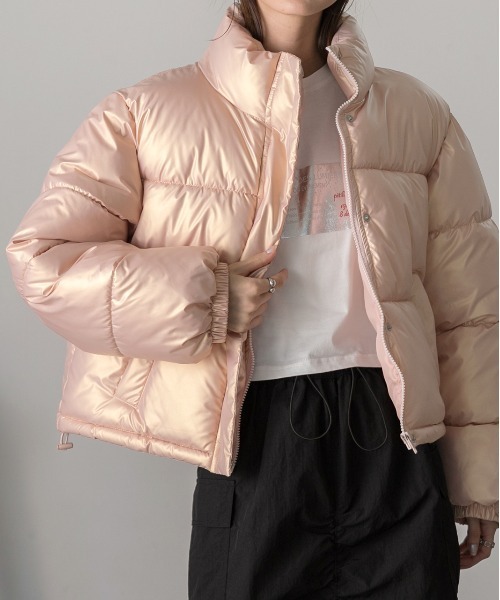 ad thie（アドティエ） ダウンコート ダウンジャケット スタンドカラー