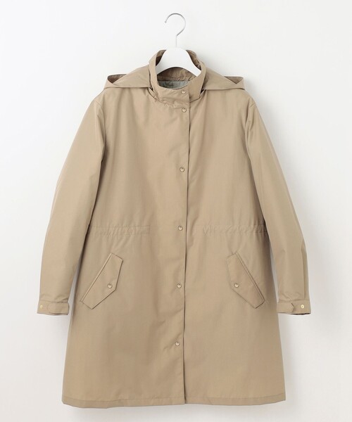 オスティアジャパン・衣　観世水フード付きコート　クリーニング済 制服 医療 白衣 レディスドクターハーフコート SMS203 KAZEN カゼン