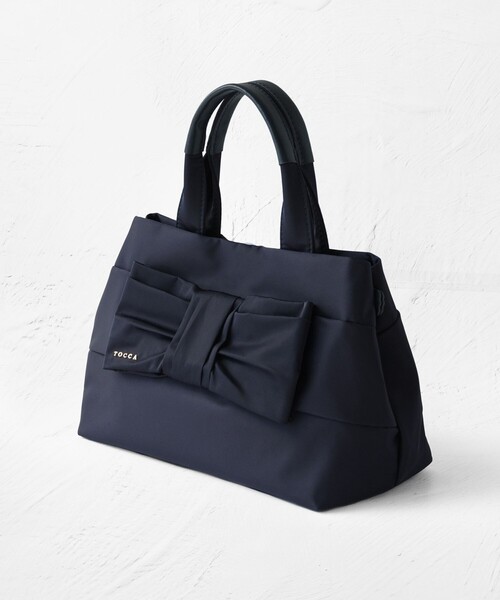 TOCCA トートバッグ TIED RIBBON NYLONBAG バッグ レディース