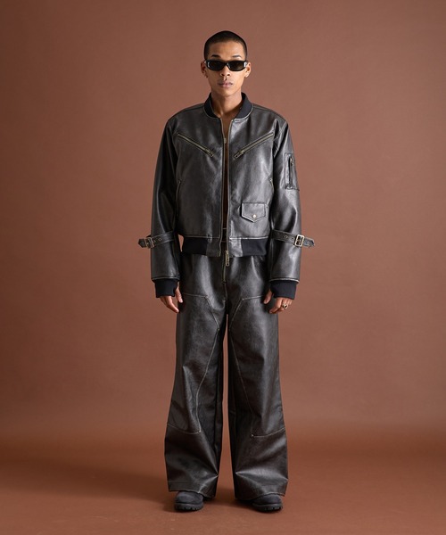 ANDER HUNK ma1 ma-1 Faded Riders MA-1 Blouson/フェイディド 
