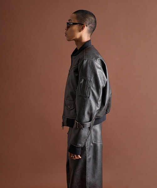 ANDER HUNK ma1 ma-1 Faded Riders MA-1 Blouson/フェイディド 