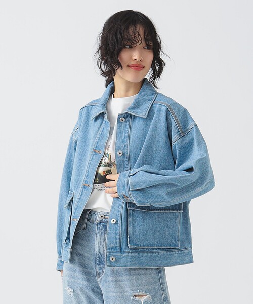 【美品】B MING Gジャン デニムジャケット 3rd ノンウォッシュ B：MING by BEAMS デニムジャケット gジャン デニムジャケット