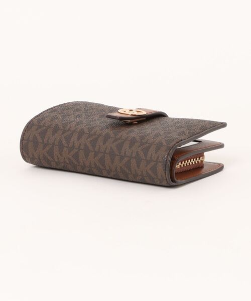 【MICHAEL KORS】GREENWICH ジップアラウンド タブ ウォレットM 公式アウトレット】GREENWICH タブ ジップアラウンド ウォレット