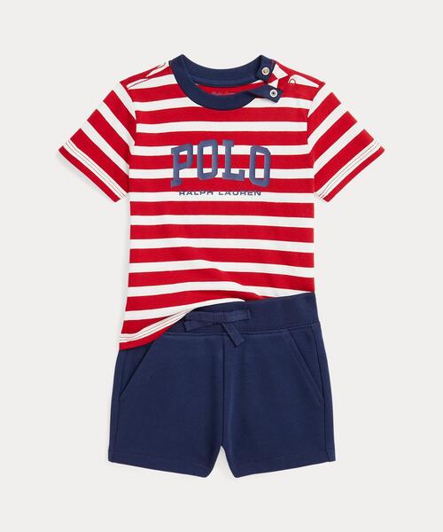 POLO RALPH LAUREN 90cm Tシャツ・ショートパンツセット Polo Ralph Lauren Childrenswear ベビー ロゴ ジャージー T