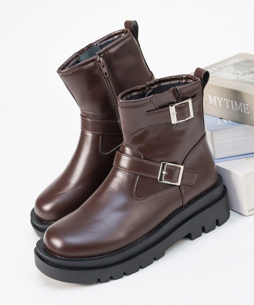 LibertyDoll（リバティードール） ブーツ ダブルベルトショート