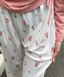 パジャマ ルームウェア 小花柄プリント イージ...の詳細画像2