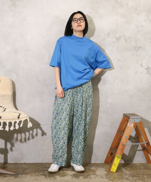 HARVESTY パンツ / ハーベスティー FLORAL PRINTED LAWN EASY
