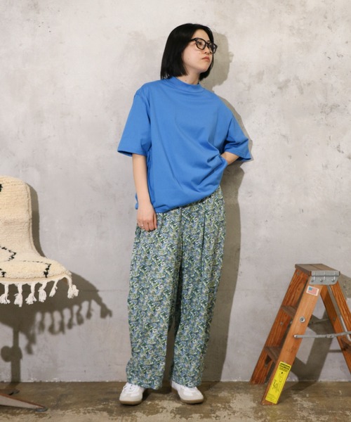 ○haru○ HARVESTY 花柄 ローン イージー サーカス パンツ HARVESTY パンツ / ハーベスティー FLORAL PRINTED LAWN EASY
