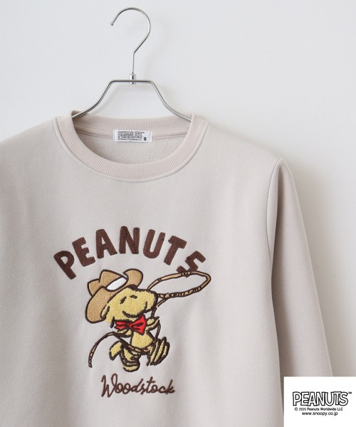PEANUTS トレーナー スウェット カウボーイトレーナー ウッド