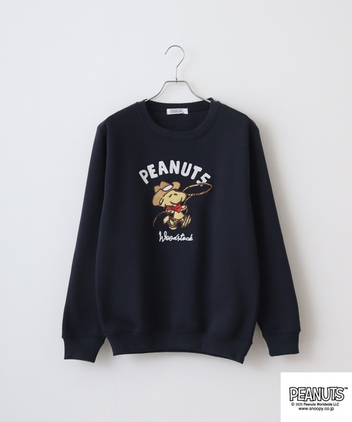 PEANUTピーナッツSNOOPYスヌーピー ウッドストック総柄 スウェット 20s PEANUTS ピーナナッツ SNOOPY スヌーピー ウッドストック