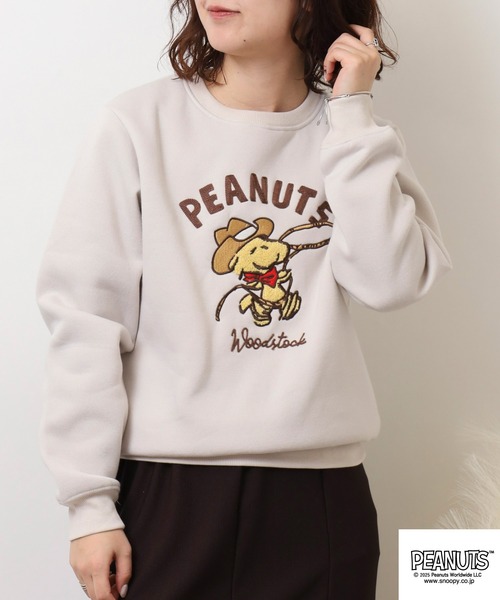 PEANUTS トレーナー スウェット カウボーイトレーナー ウッドストック