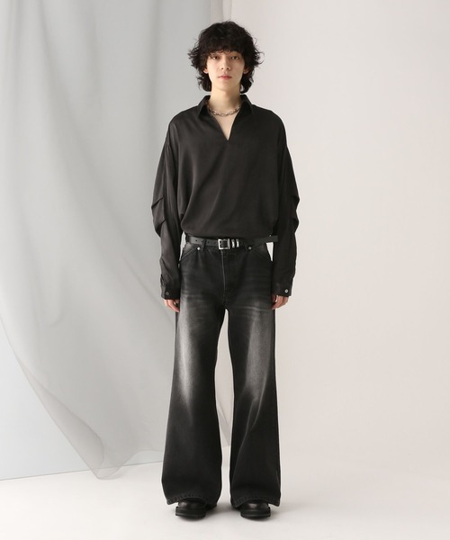 HARE シャツ 「TSUYA SET UP対応」スキッパーシャツ(HARE