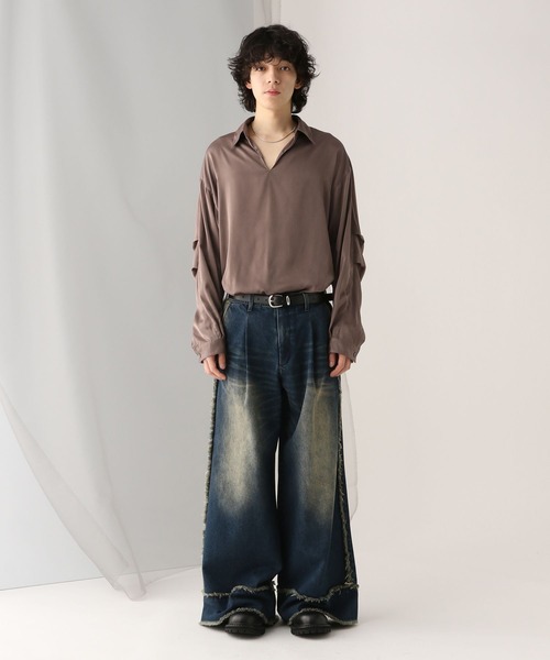 HARE セットアップ HARE シャツ 「TSUYA SET UP対応」スキッパーシャツ(HARE