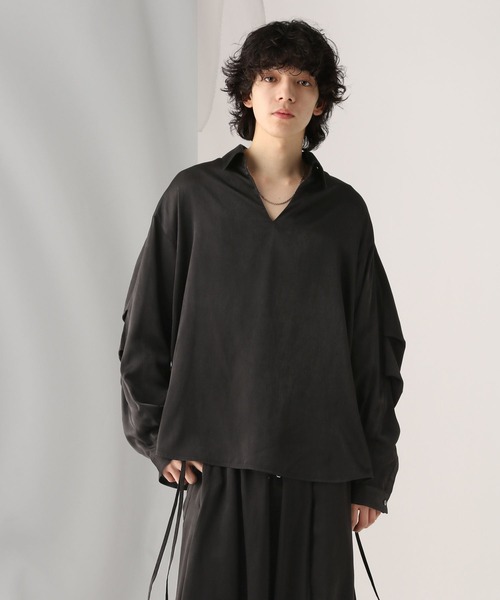HARE シャツ 「TSUYA SET UP対応」スキッパーシャツ(HARE