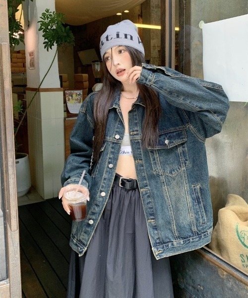 gossip!ロサンゼルス デニムジャケット gジャン ヴィンテージ