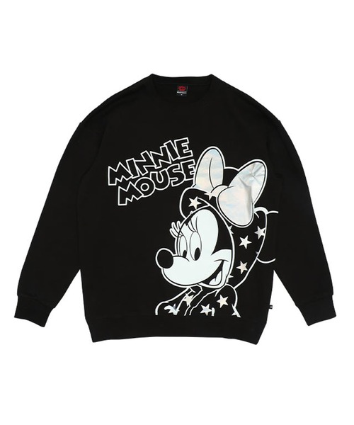[Disney] тренировочный cut and sewn S черный женский 