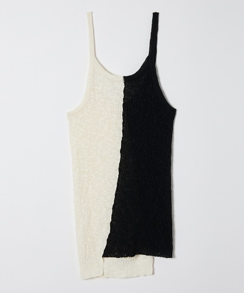 leinwande（ラインヴァンド） キャミソール Blocking Twist Tank -top
