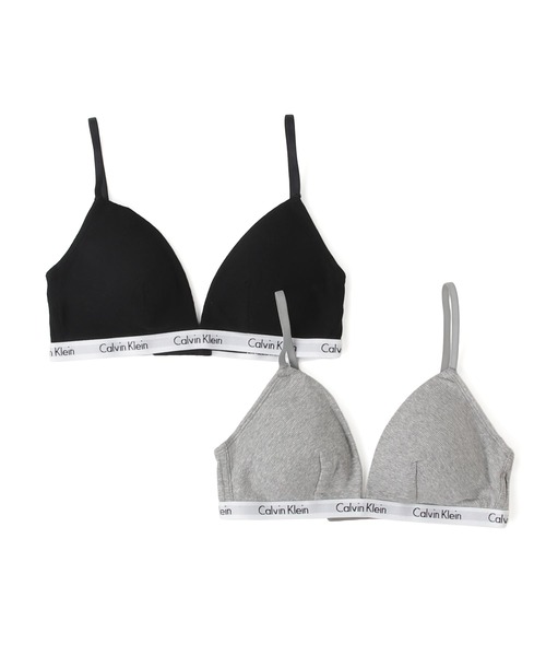 プラクルアン② Calvin Klein ブラジャー COTTON RIB 2パック トライアングル