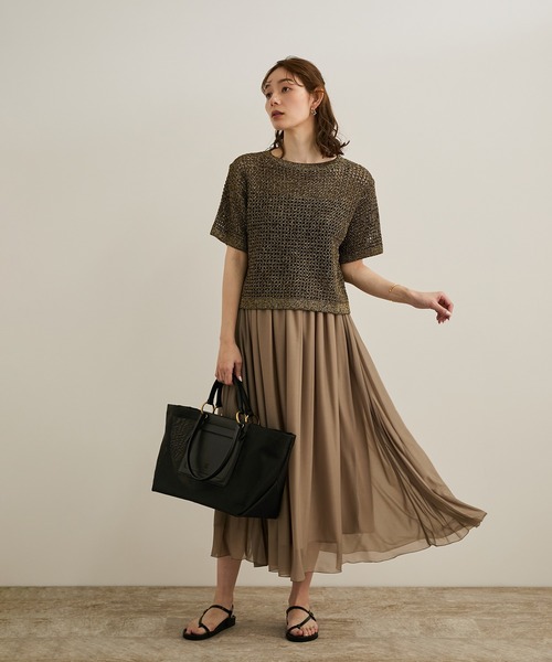 ROPE'（ロペ） トートバッグ 「A4対応」チュールメッシュダブル