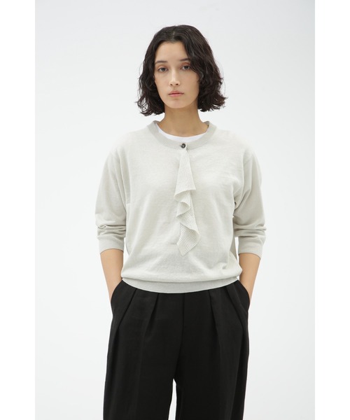 ニット セーター FINE LINEN COTTON レディース