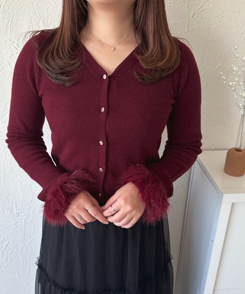 「apres jour」 長袖ニット X-LARGE ブラック レディース_画像6