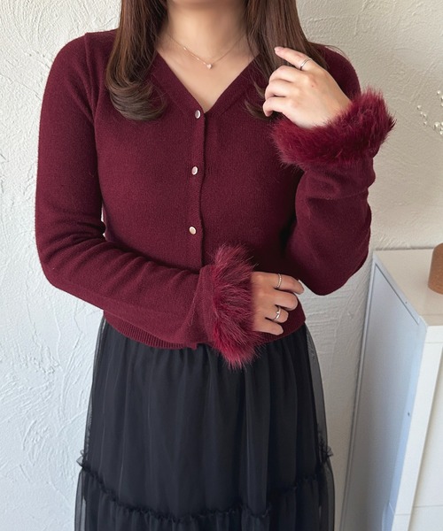 「apres jour」 長袖ニット X-LARGE ブラック レディース_画像7