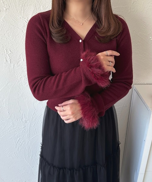 「apres jour」 長袖ニット X-LARGE ブラック レディース_画像8