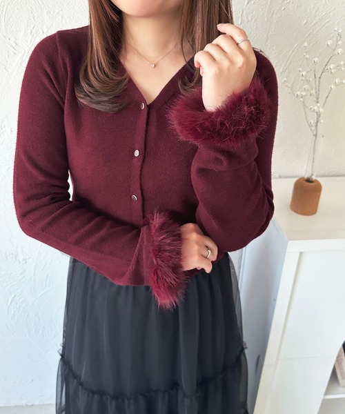 「apres jour」 長袖ニット X-LARGE ブラック レディース_画像9