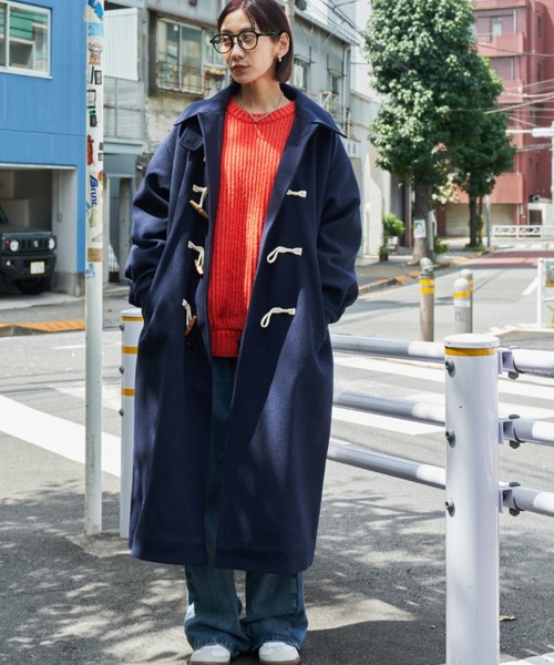 「Auntie Rosa Holiday」 ダッフルコート FREE アイボリー レディース_画像4