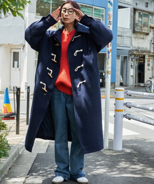 「Auntie Rosa Holiday」 ダッフルコート FREE アイボリー レディース_画像5