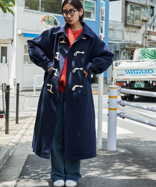 「Auntie Rosa Holiday」 ダッフルコート FREE アイボリー レディース_画像6