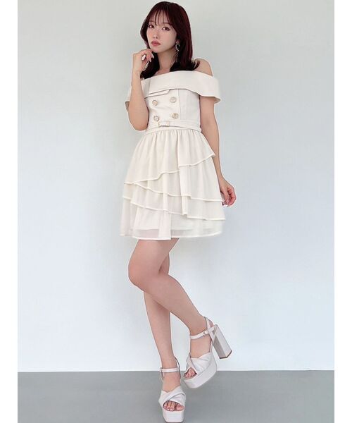 RESEXXY ワンピース 2Wayオフショルドッキングワンピース