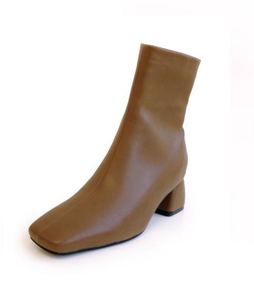 [AmiAmi] короткие сапоги L пепел Brown женский 