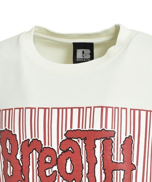BREATH tシャツ 「BREATH」FREE LOGO TEE / クリーム 「BR25SS-C5019