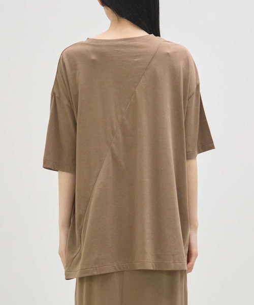 INSCRIRE 22SS ロゴプリント Tシャツ 箔プリントロゴTシャツ（Tシャツ/カットソー）｜hellam（へラム