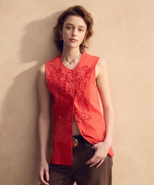 BEAUTY＆YOUTH UNITED ARROWS ベスト ジレ コットンテープ エン