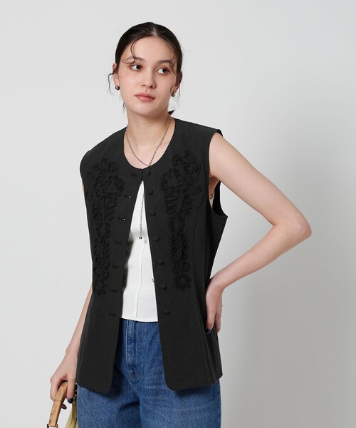 BEAUTY＆YOUTH UNITED ARROWS ベスト ジレ コットンテープ エン