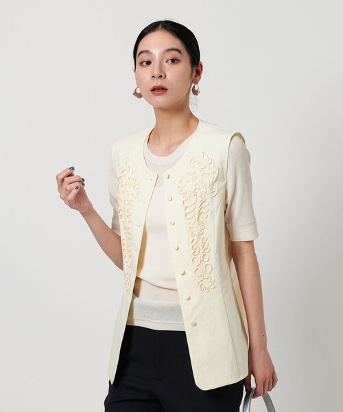 BEAUTY＆YOUTH UNITED ARROWS ベスト ジレ コットンテープ エン