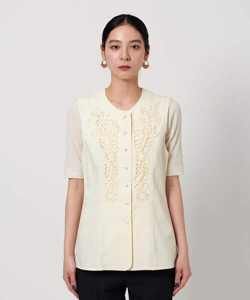 BEAUTY＆YOUTH UNITED ARROWS ベスト ジレ コットンテープ エン