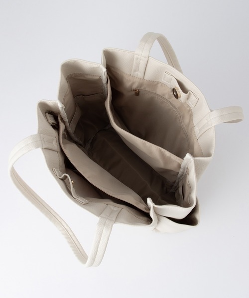 Honeys（ハニーズ） トートバッグ やわらか多ポケットトート