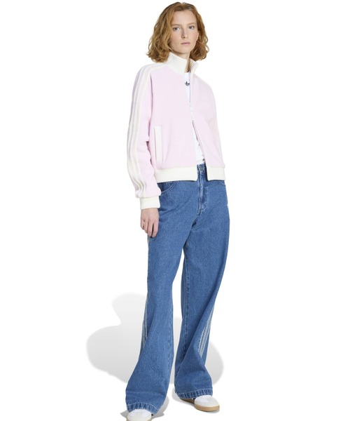 adidas Velour Track Top ベロア トラックトップ adidas（アディダス） コート アウター adidas VELOUR KNIT TRACK TOP